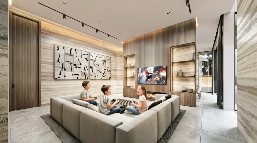 Rendering a Desert-Modern Villa Before Ground Broke