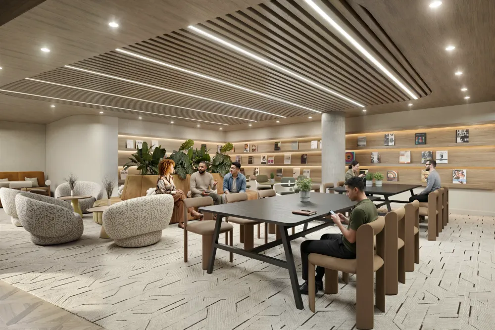 The Lumina Workspace Corporate Workspace / Office CGI by 100CGI Studio, view 4