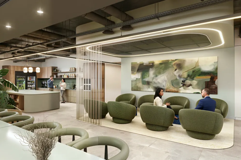 The Lumina Workspace Corporate Workspace / Office CGI by 100CGI Studio, view 7