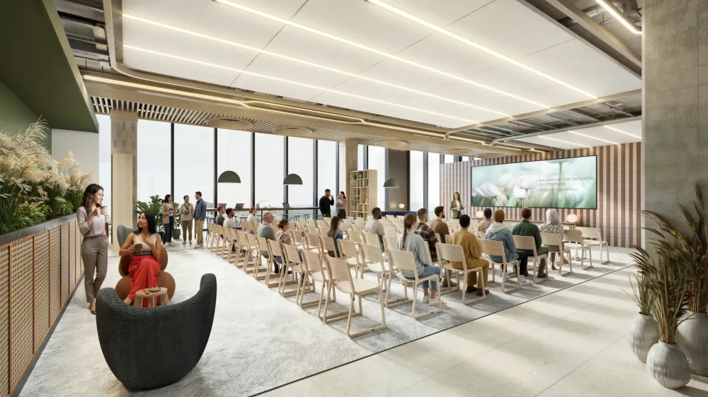 The Tuwaiq Hub Corporate Office / Speculative Workspace CGI by 100CGI Studio, view 4