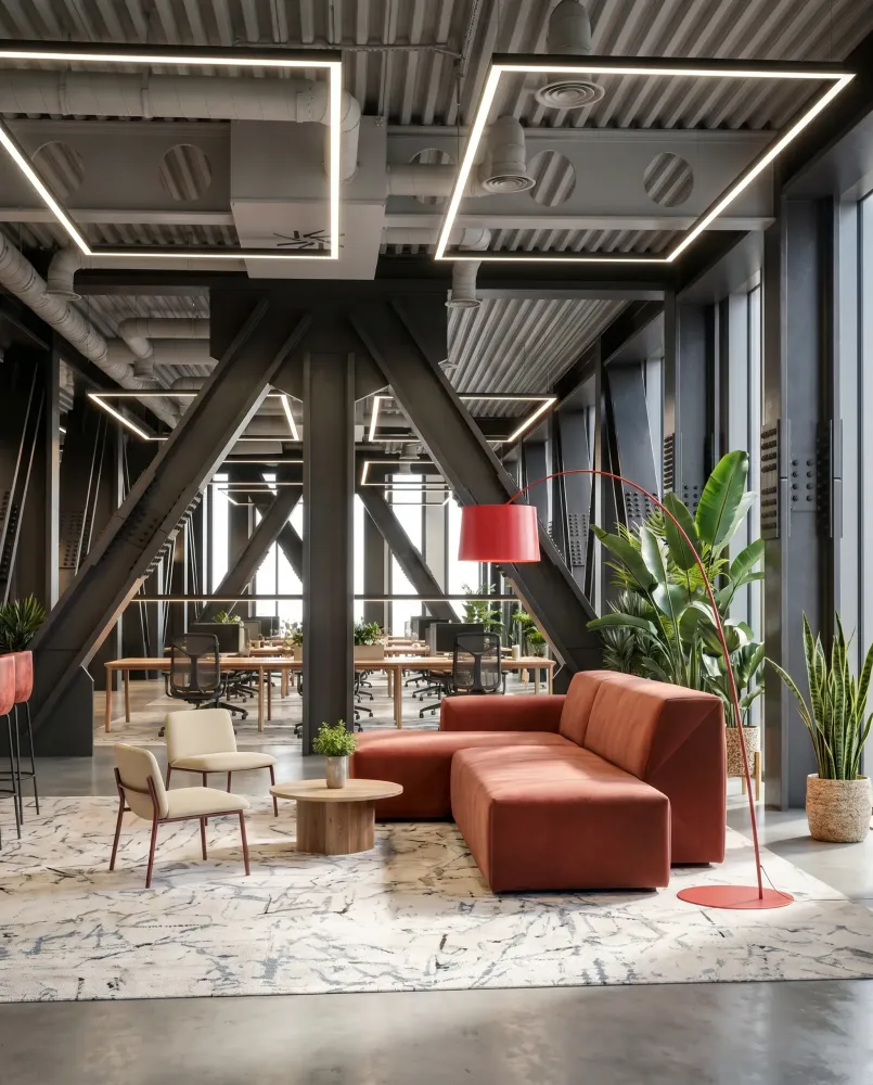 Making Concrete and Steel Feel Warm