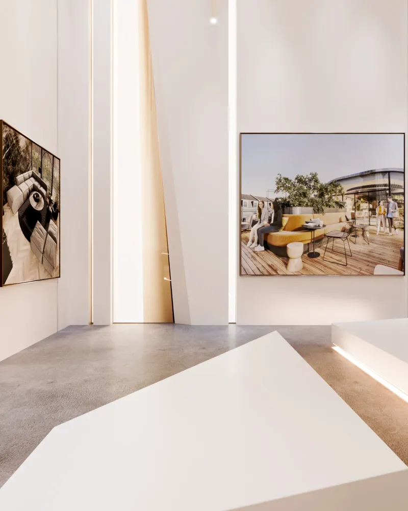 Lighting art is not lighting a room