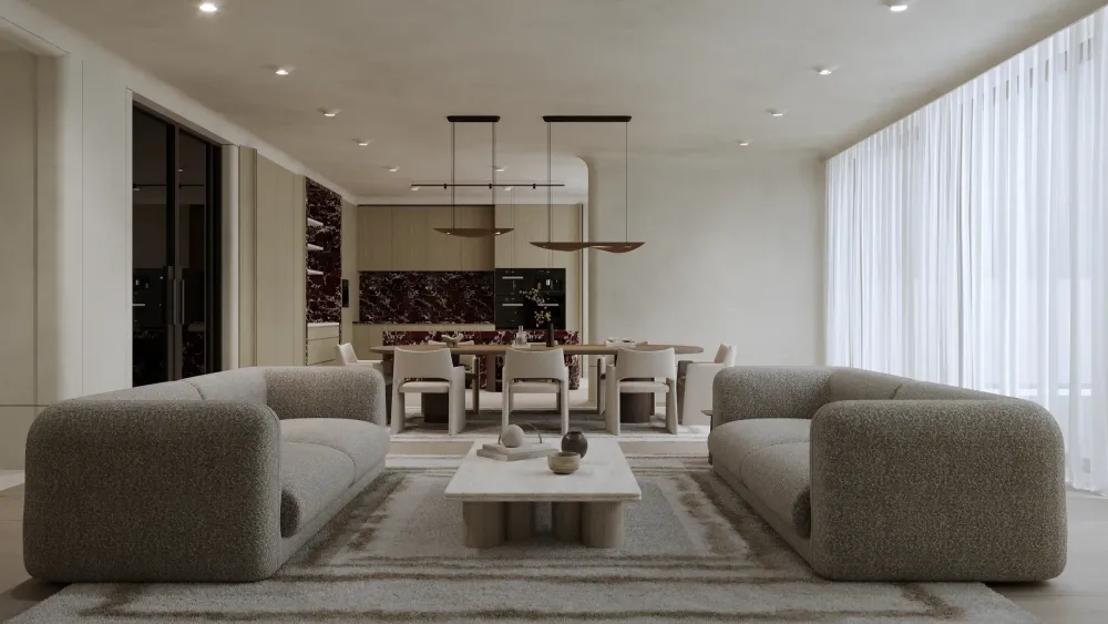Villa Serenia High-End Residential / AI Marketing Media CGI by 100CGI Studio, view 3
