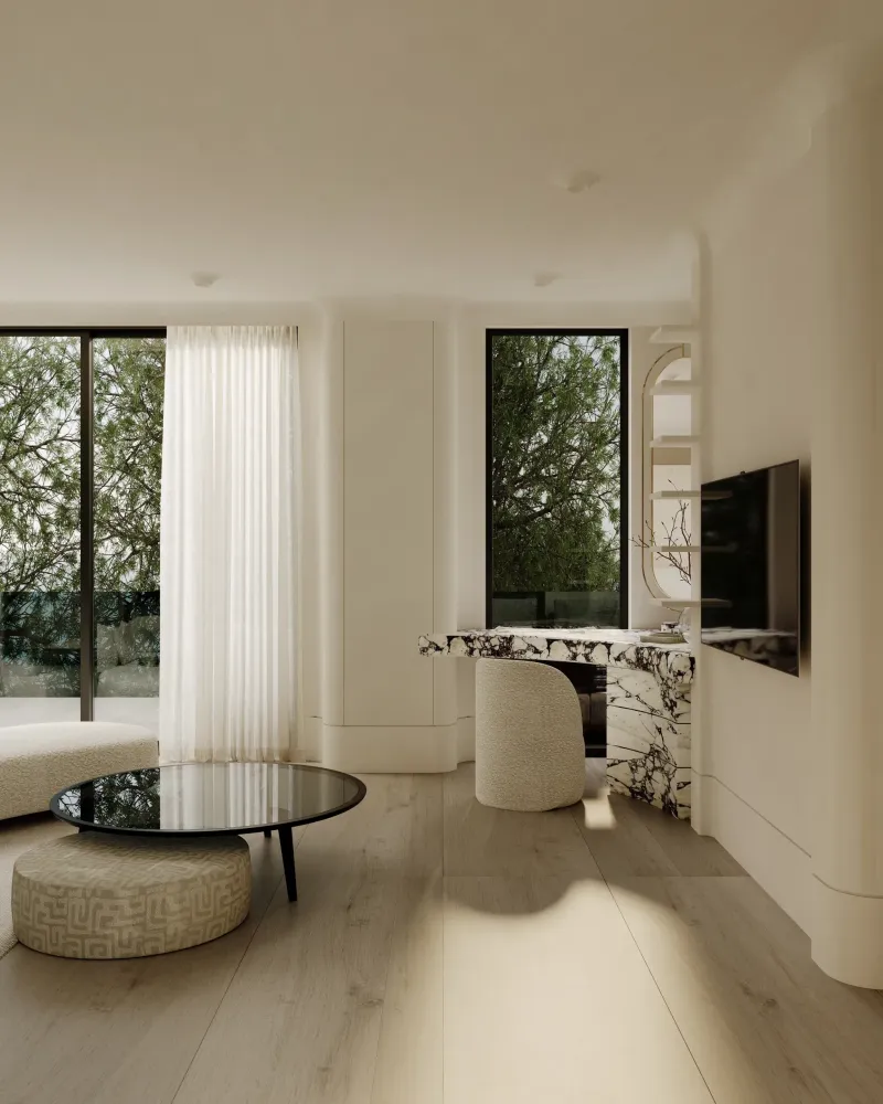 Villa Serenia High-End Residential / AI Marketing Media CGI by 100CGI Studio, view 5