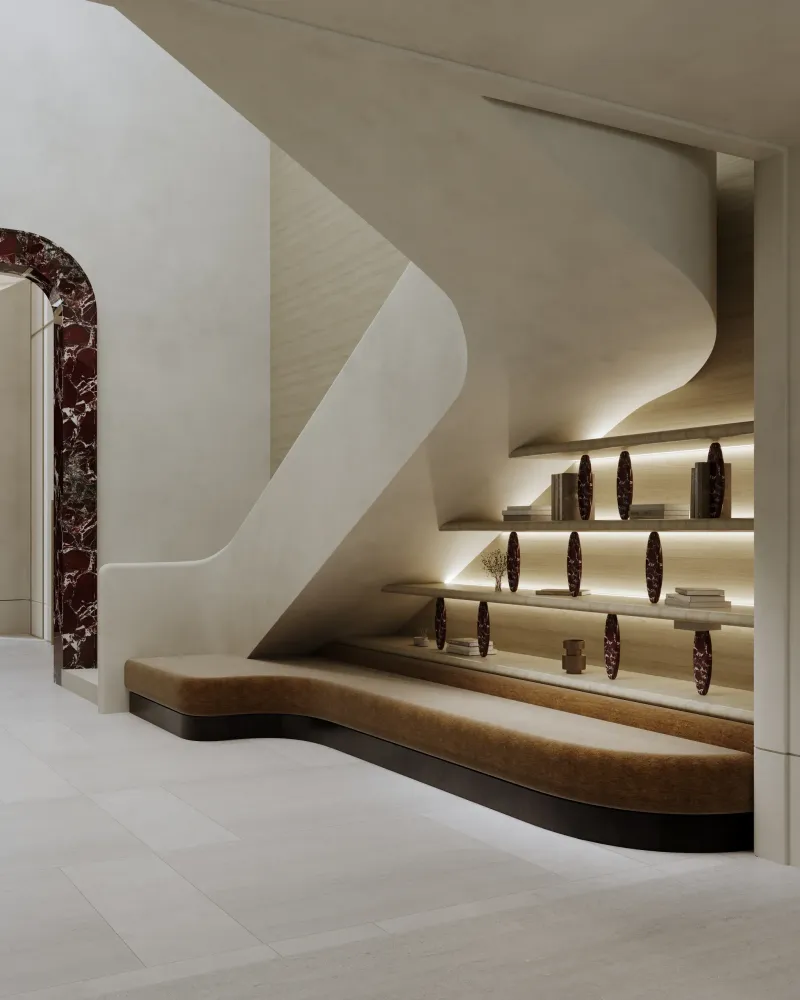 Villa Serenia High-End Residential / AI Marketing Media CGI by 100CGI Studio, view 11