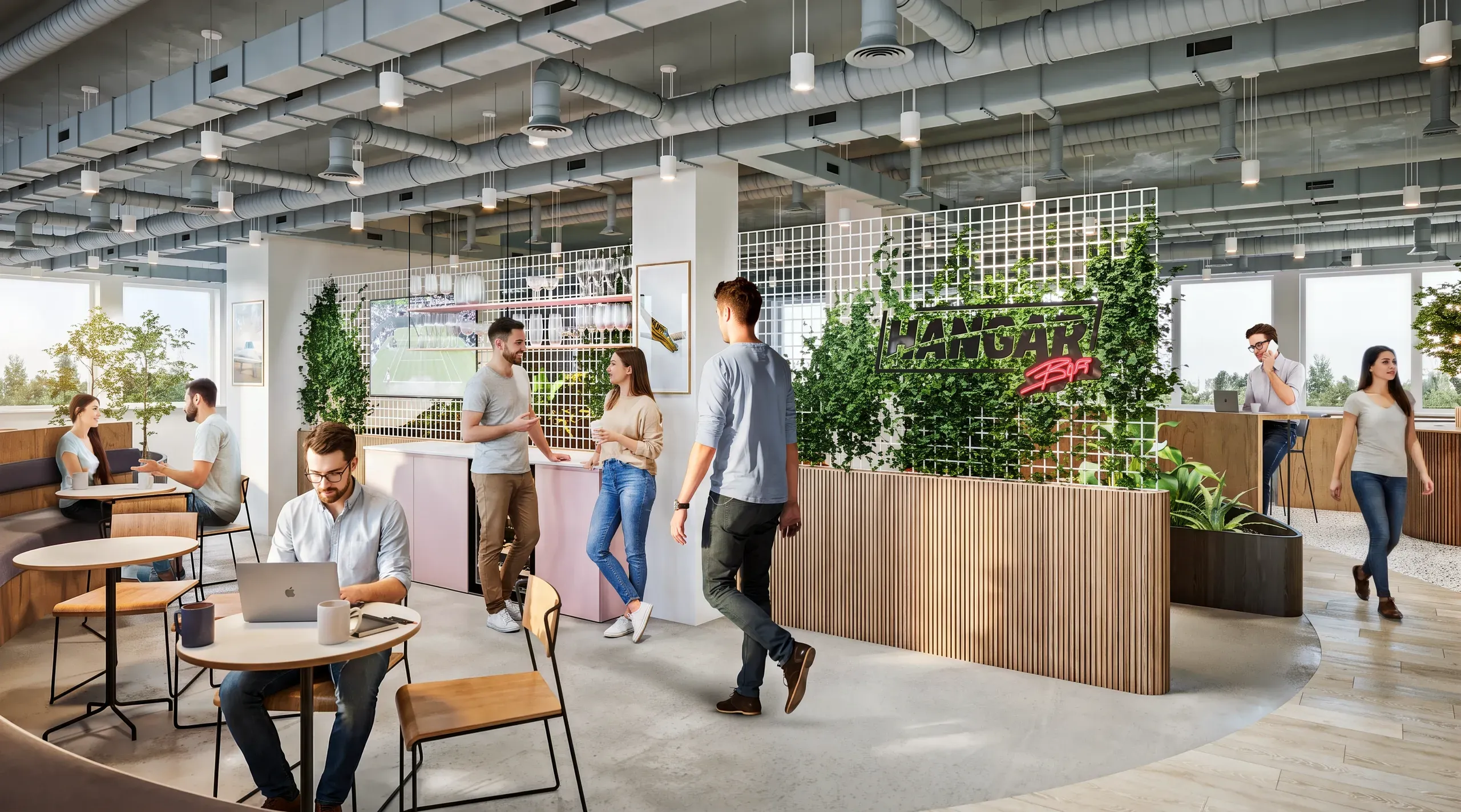 The Balance Core: One Office Floor for Work, Play and Fitness